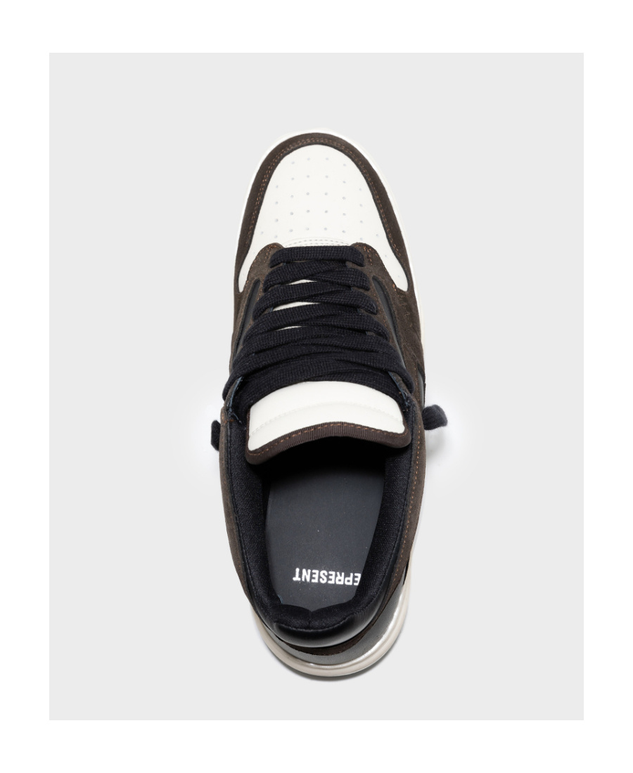 Represent Panelled Lace-up Sneakers In Black
