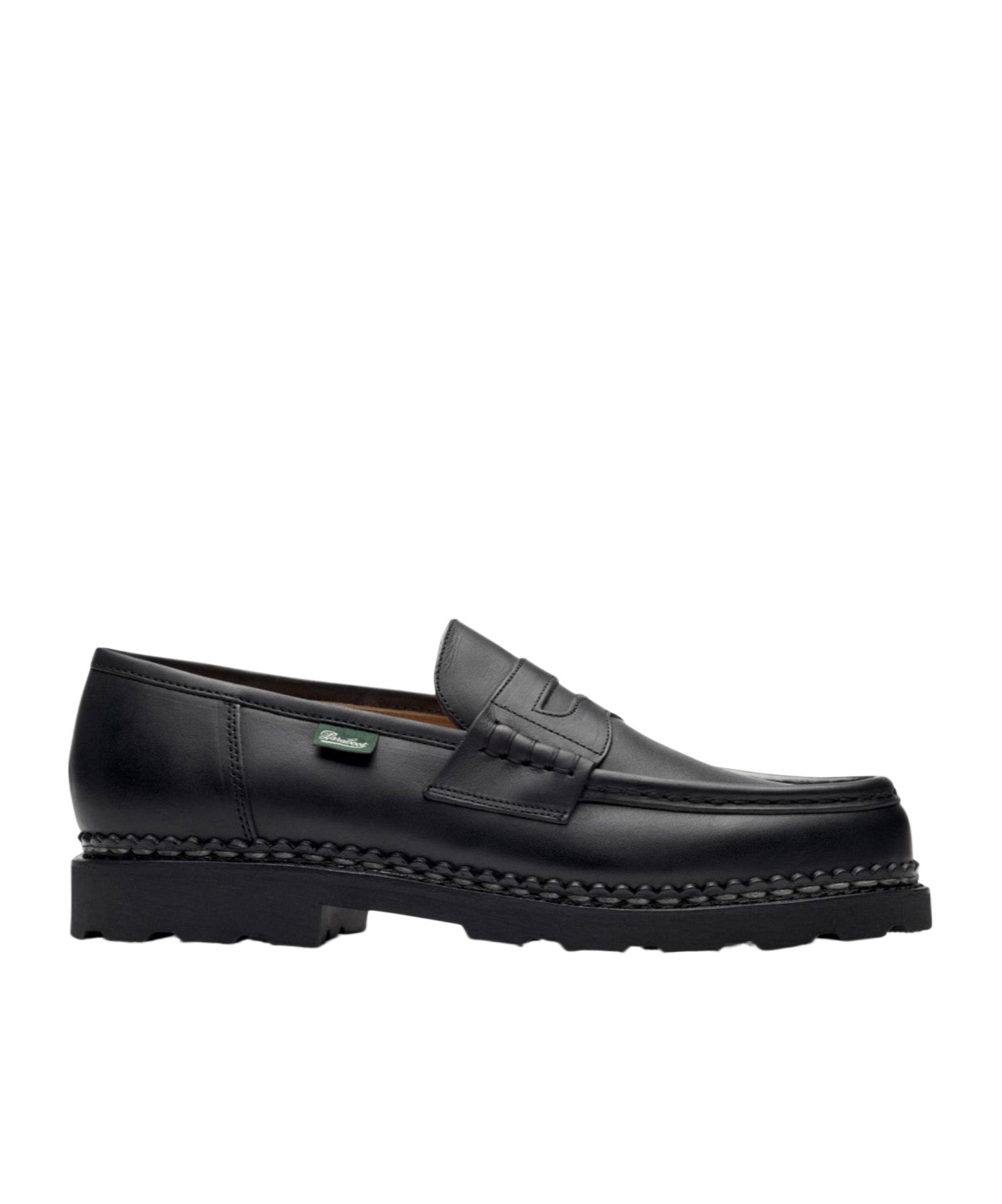 Paraboot Reims Round-headed Loafers In Black
