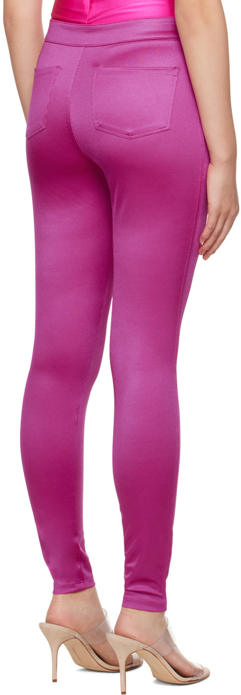Skims Elastic Casual Pants In Pink
