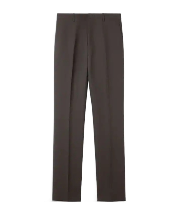 Tod's Slim Fit Pants In Wool In Brown