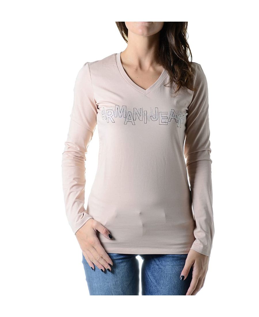 Shop Armani Jeans Logo Details T-shirt In Multicolor
