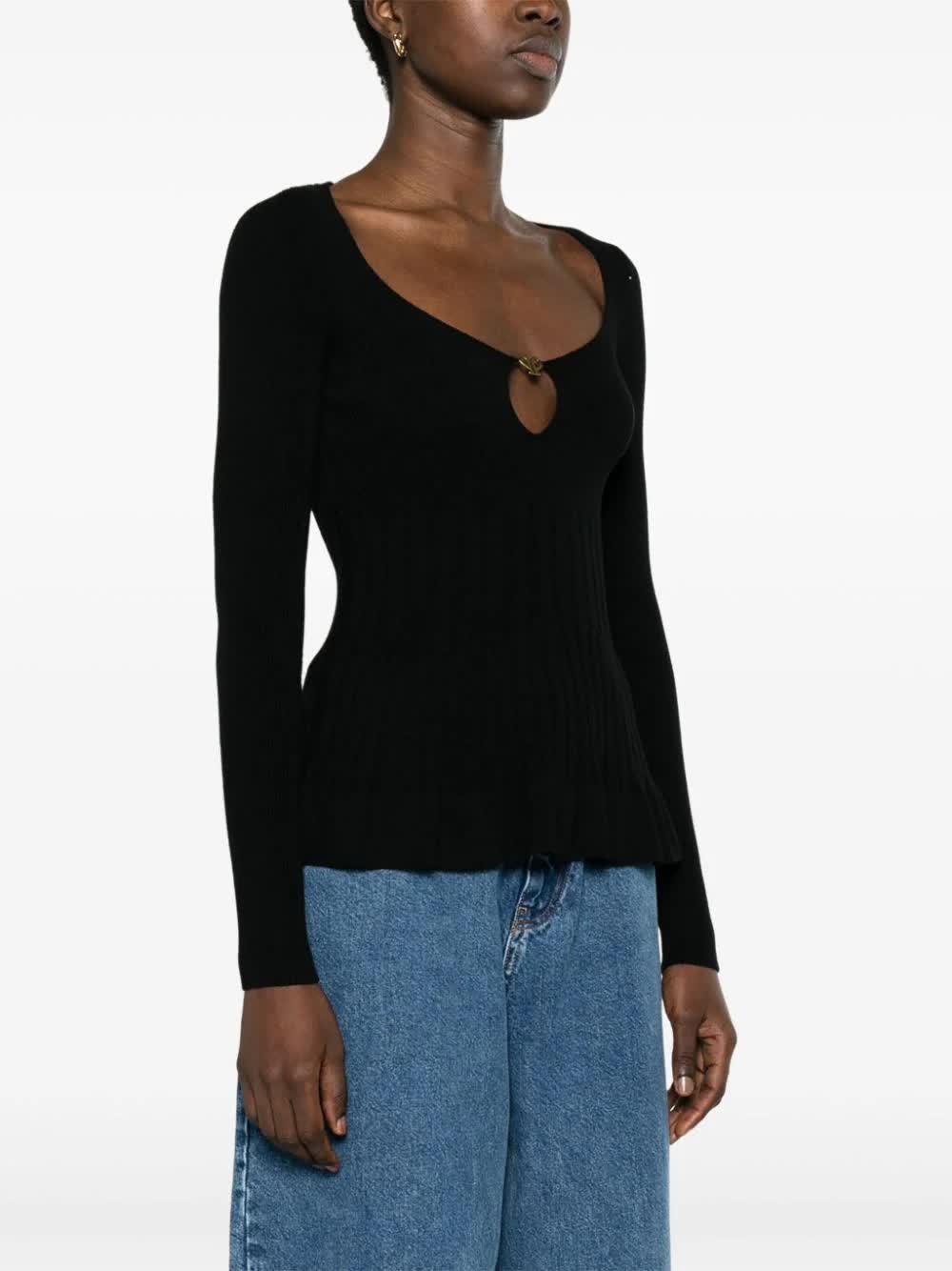 Philosophy Di Lorenzo Serafini Suéter Con Escote Barco - Negro In Black