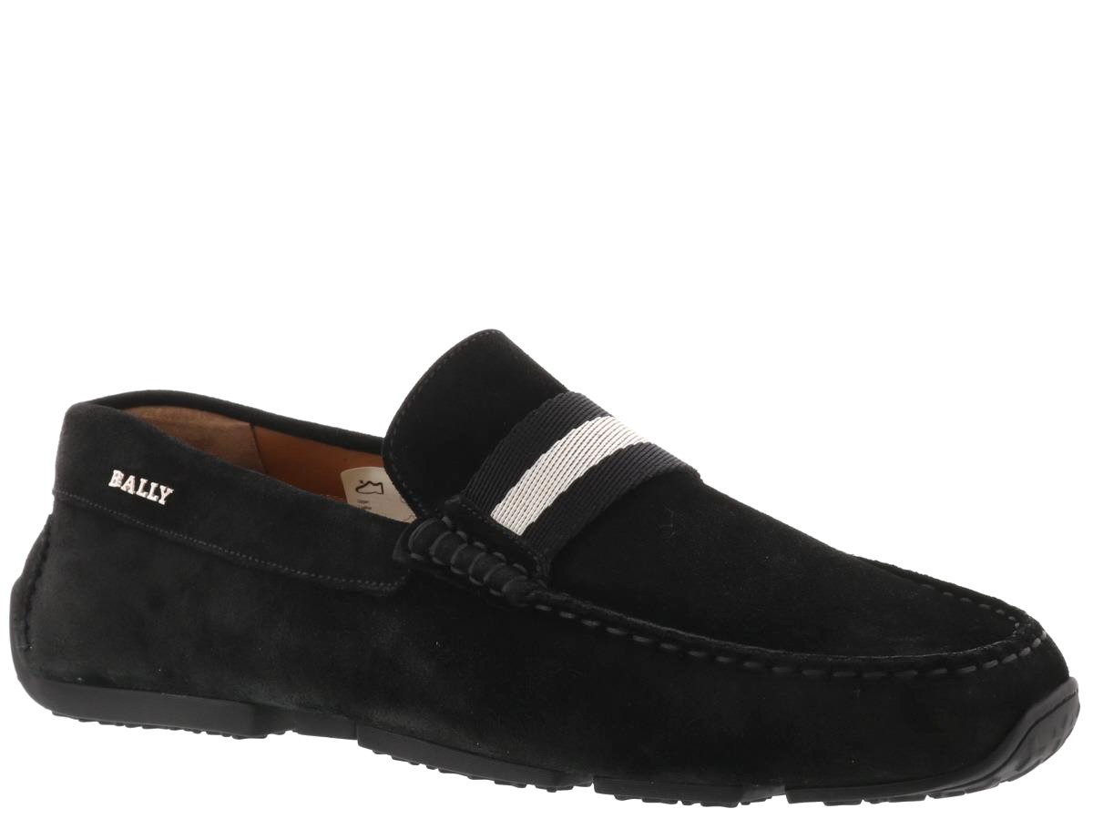 Bally Logo Details Business Casual Shoes In Black