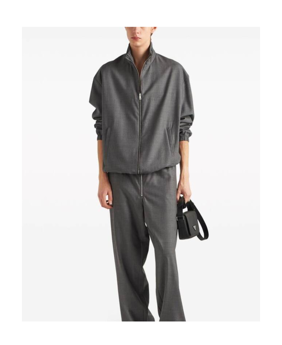 PRADA WOOL BLOUSON JACKET