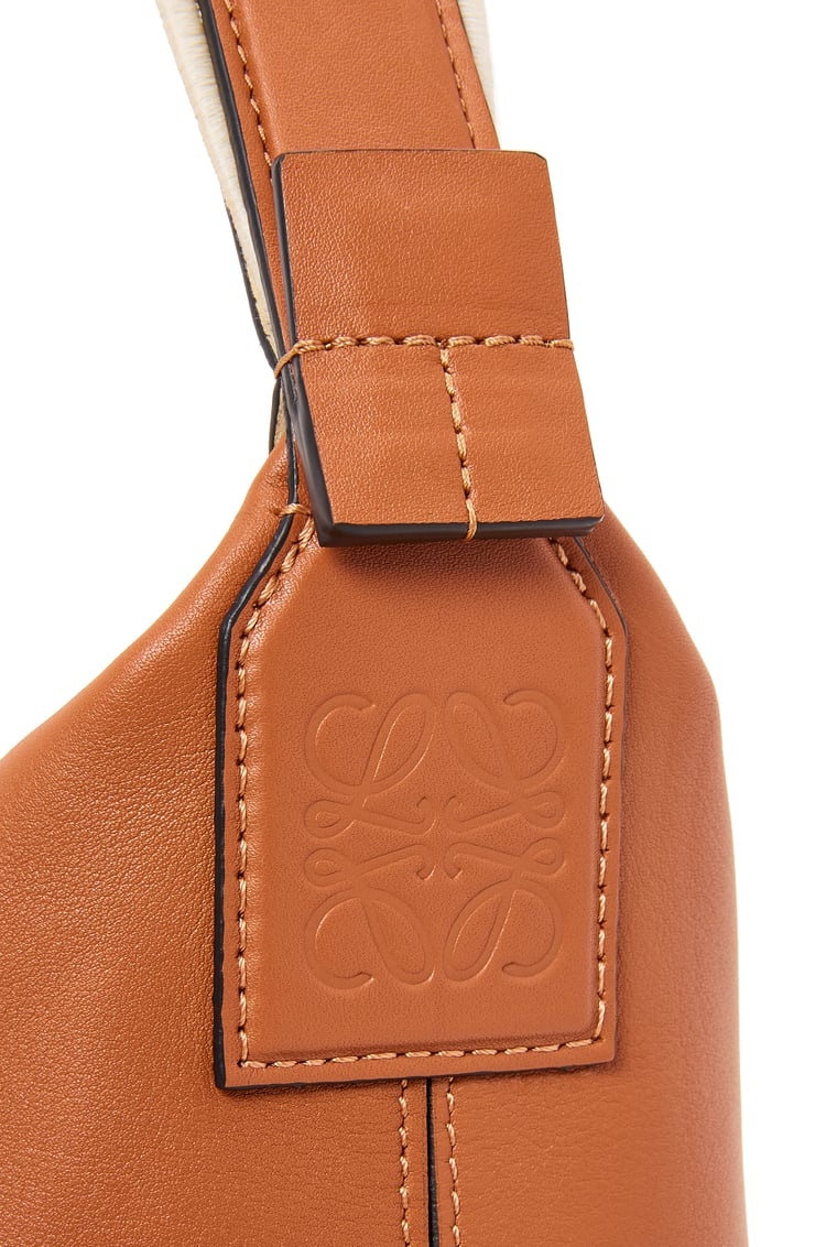 Loewe Small Cubi Leather Shoulder Bag In Brown