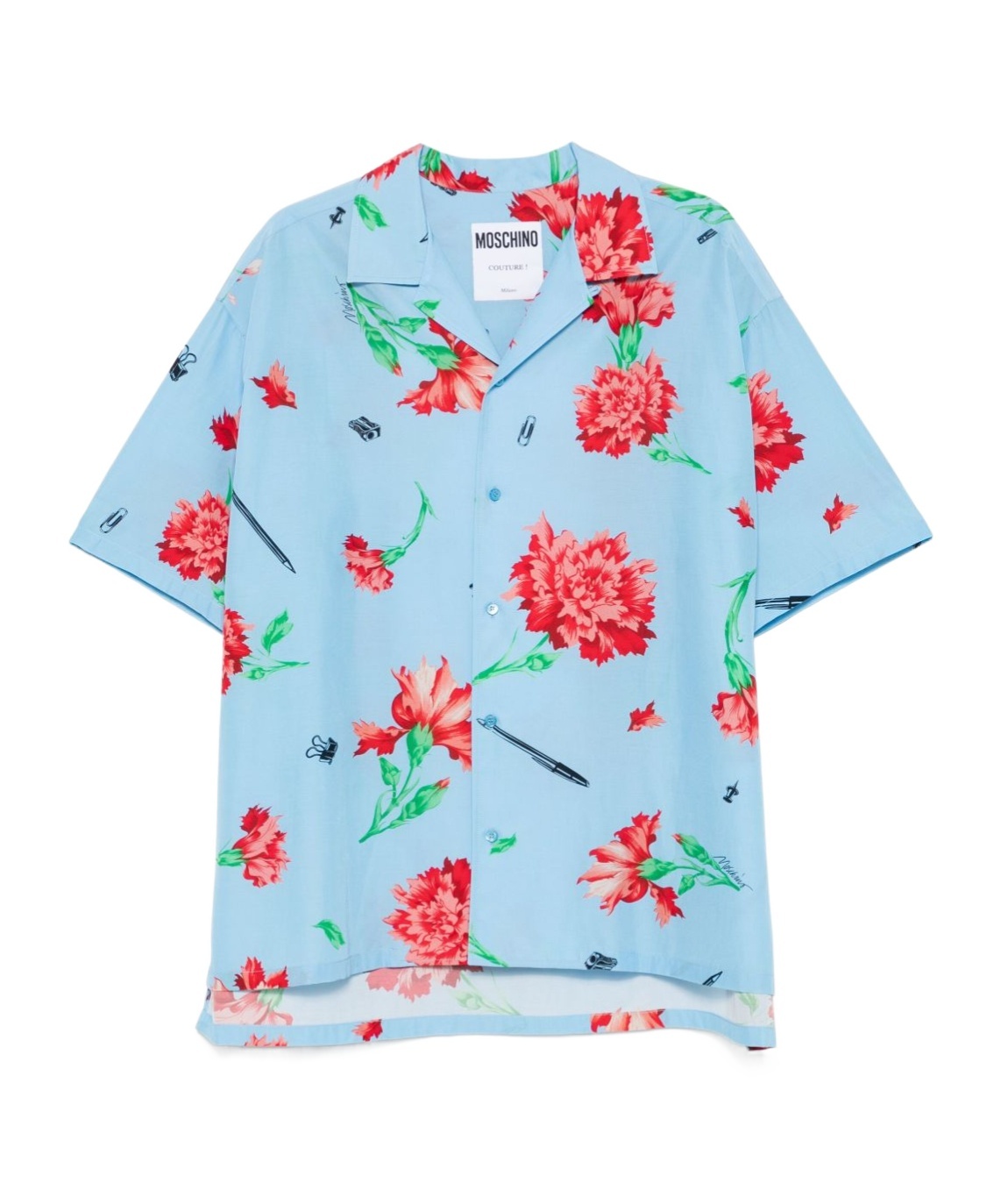 Moschino Short Sleeve Shirt Blue