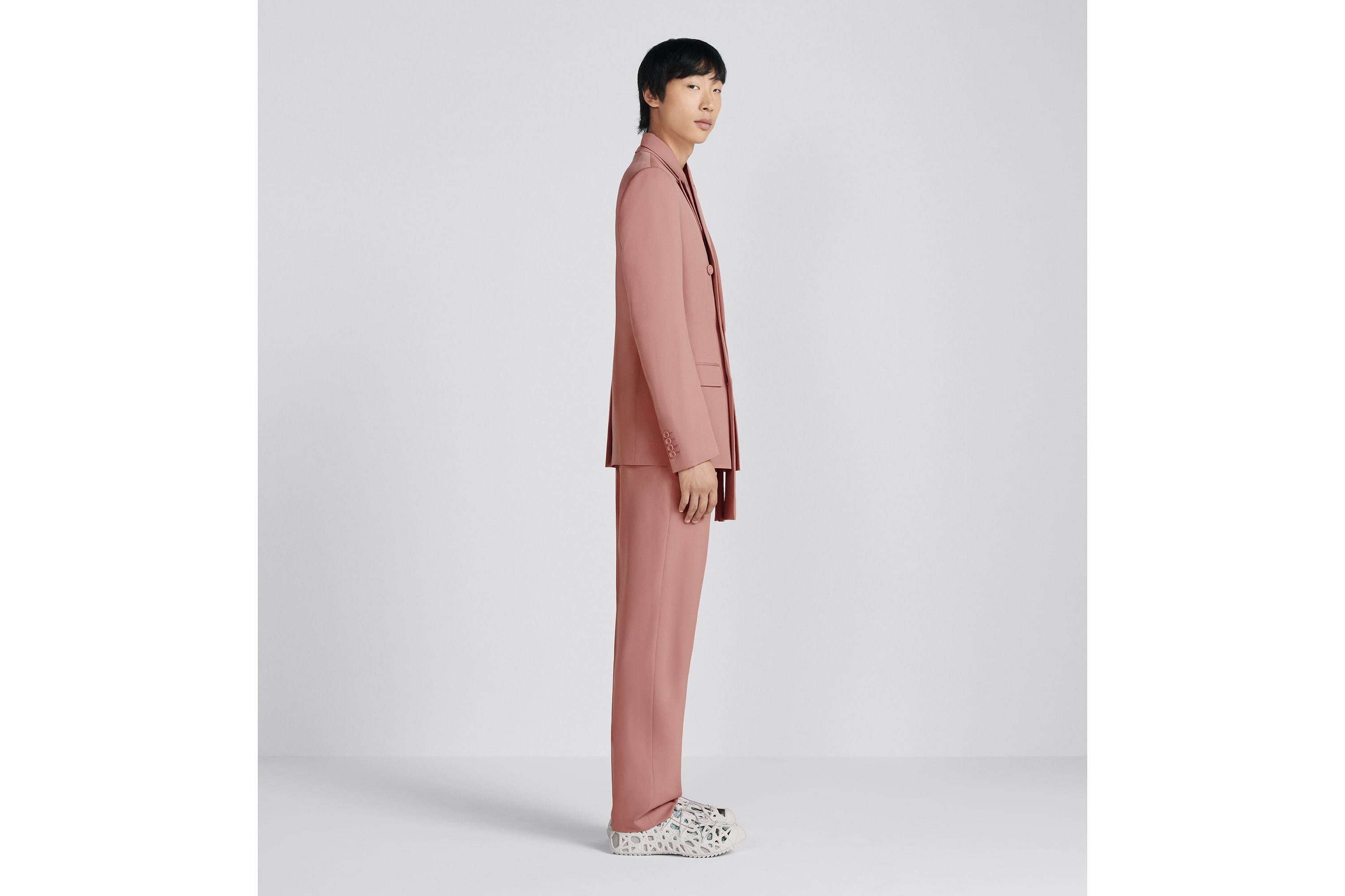 Dior Belt Folding Suit Trousers In Pink