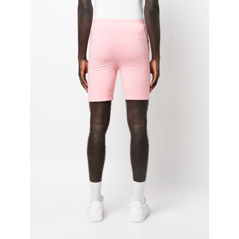 Shop Sporty And Rich Logo Riding Shorts In Pink