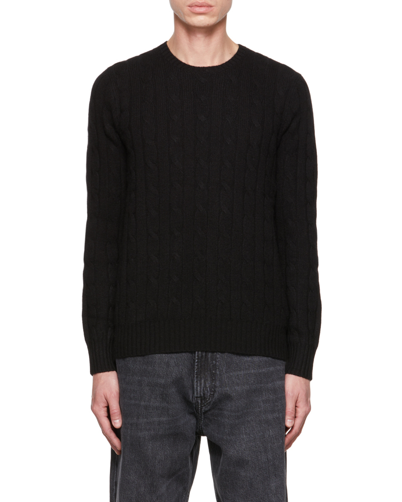 POLO RALPH LAUREN CABLE-KNIT CASHMERE JUMPER 