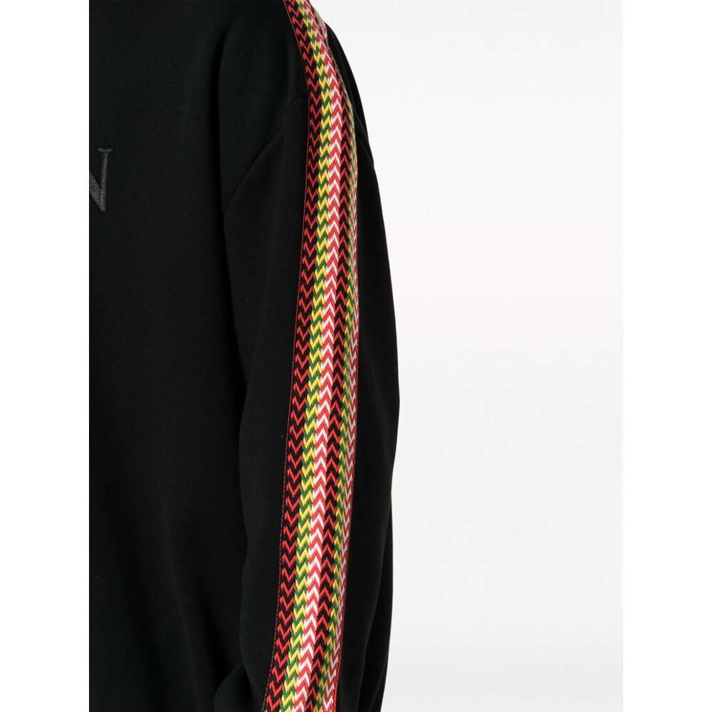 Lanvin Curb Lace-embellished T-shirt In Black
