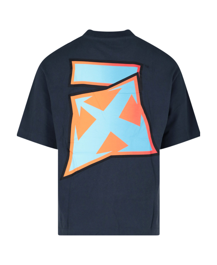 Off-white Degrade Arrows-print T-shirt In Black