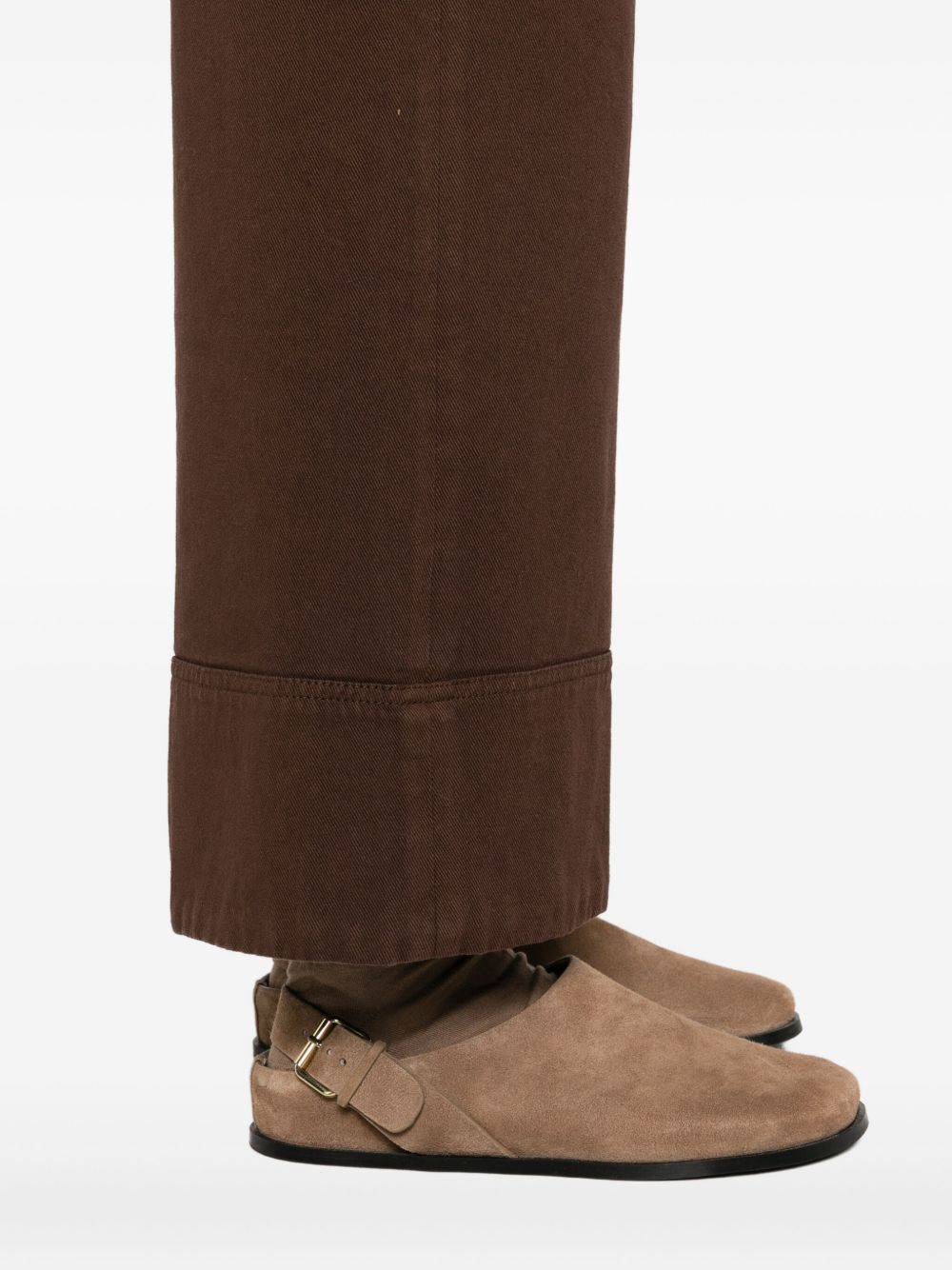 Dondup Cuffed Jeans In Brown