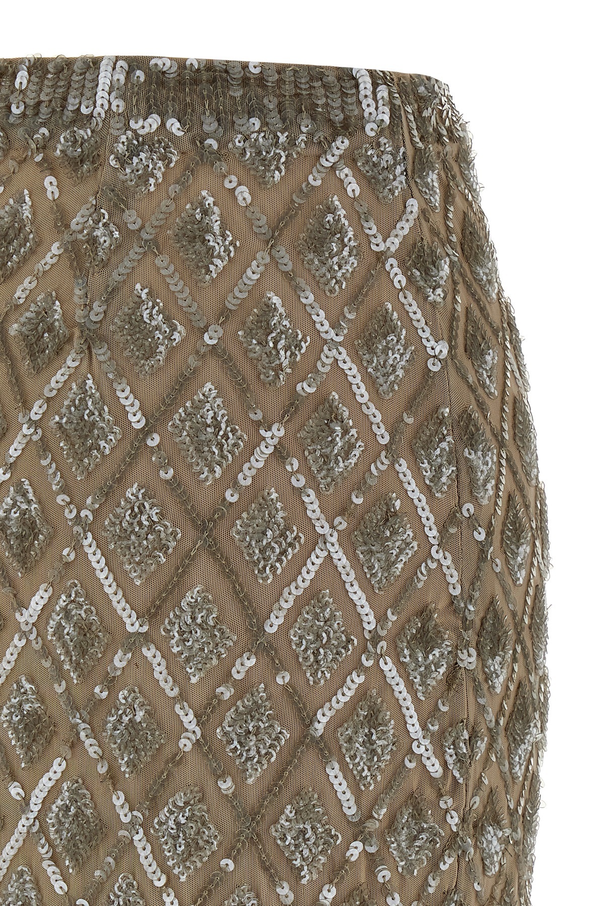 Shop P.a.r.o.s.h Sequined Midi Skirt