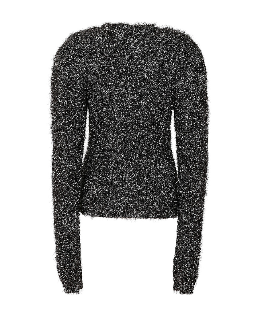 Alberta Ferretti Alberta Ferreti Lurex Jersey In Black
