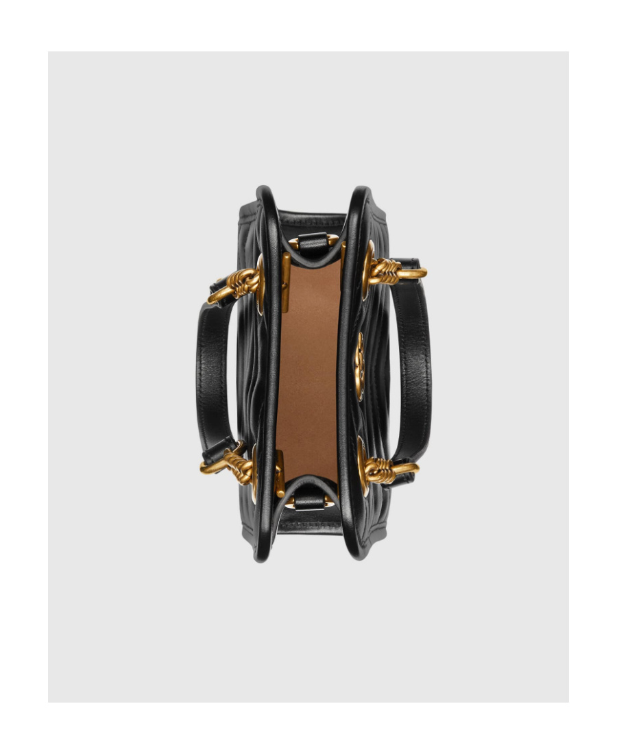 Gucci Mini Marmont Crossbody Bag In Black