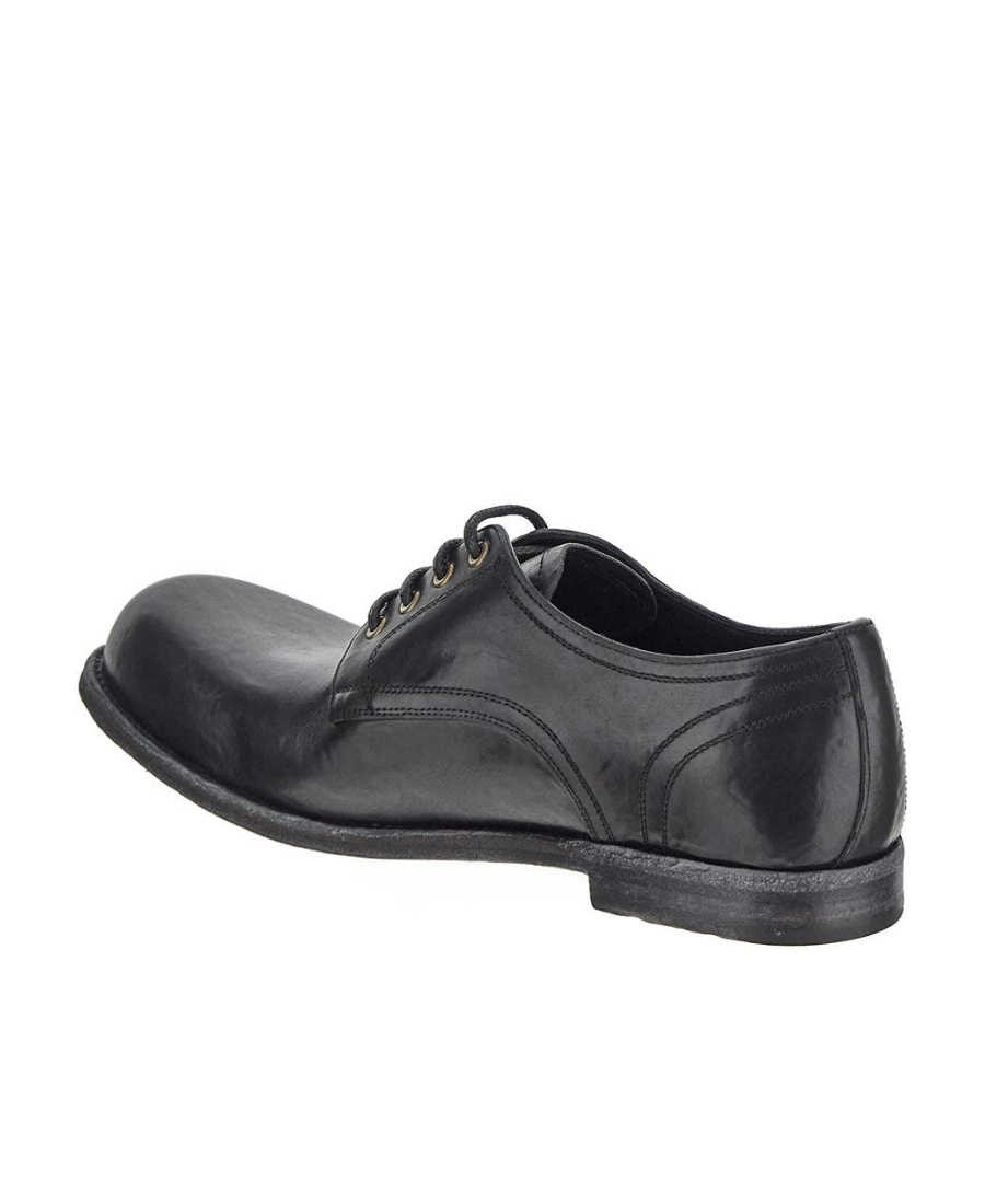 Dolce & Gabbana Man Lace-up Shoes Black Size 9 Leather In Black