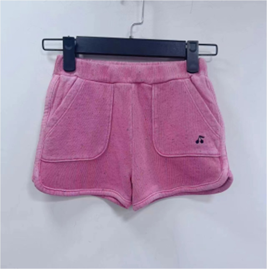 Bonpoint Arial Embroidered-logo Shorts In Pink