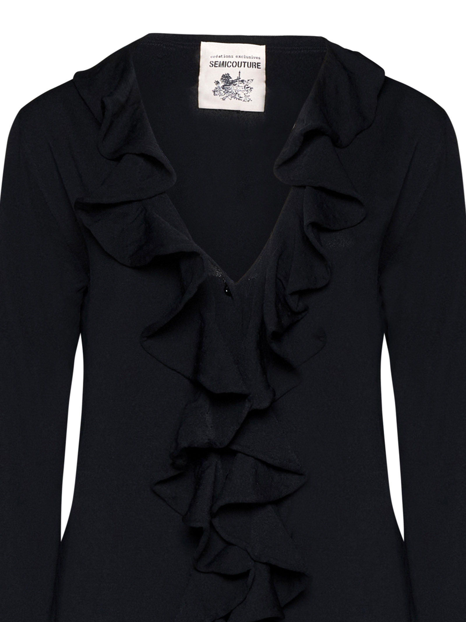 Semicouture Cardigan In Black