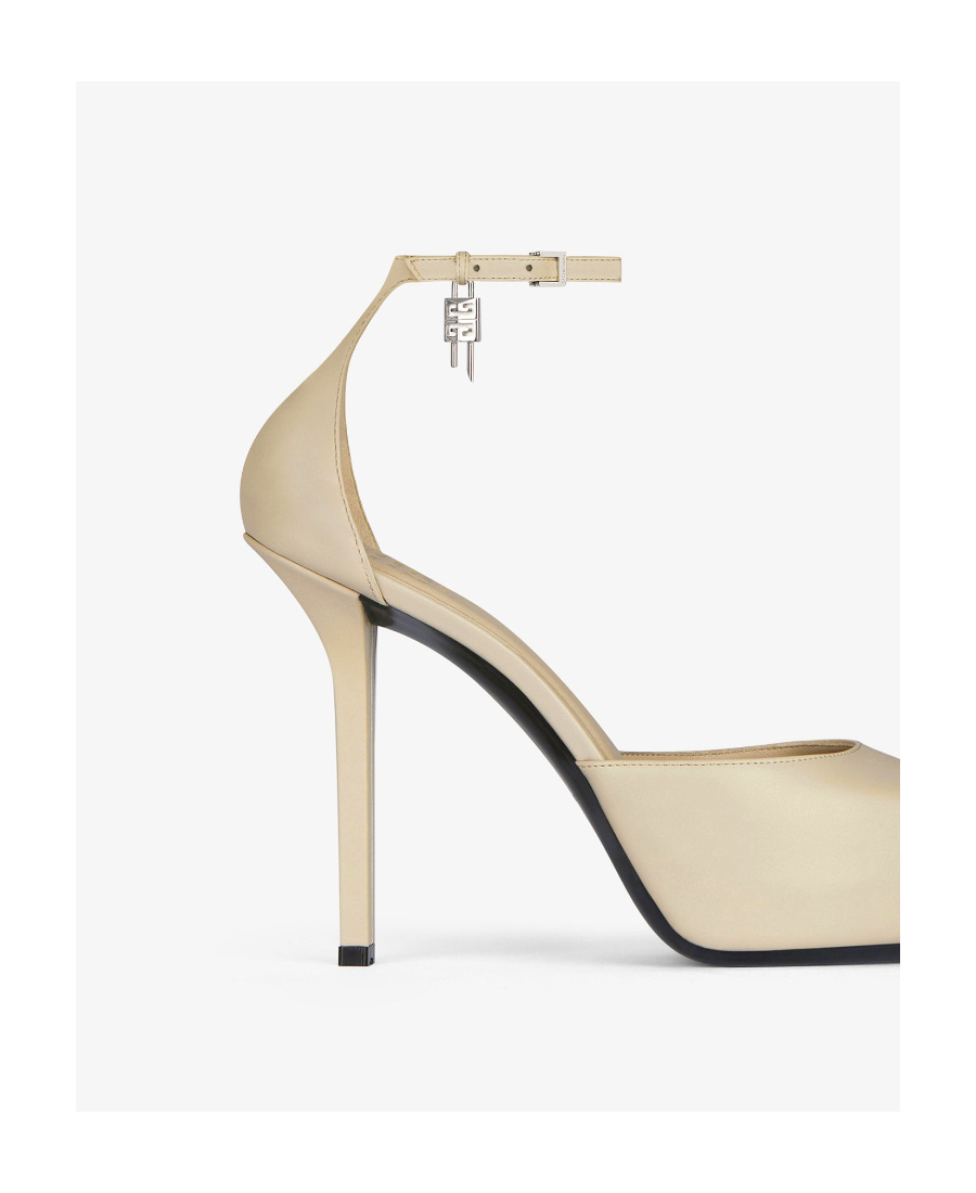 Givenchy G-lock Platform Pumps In Nude