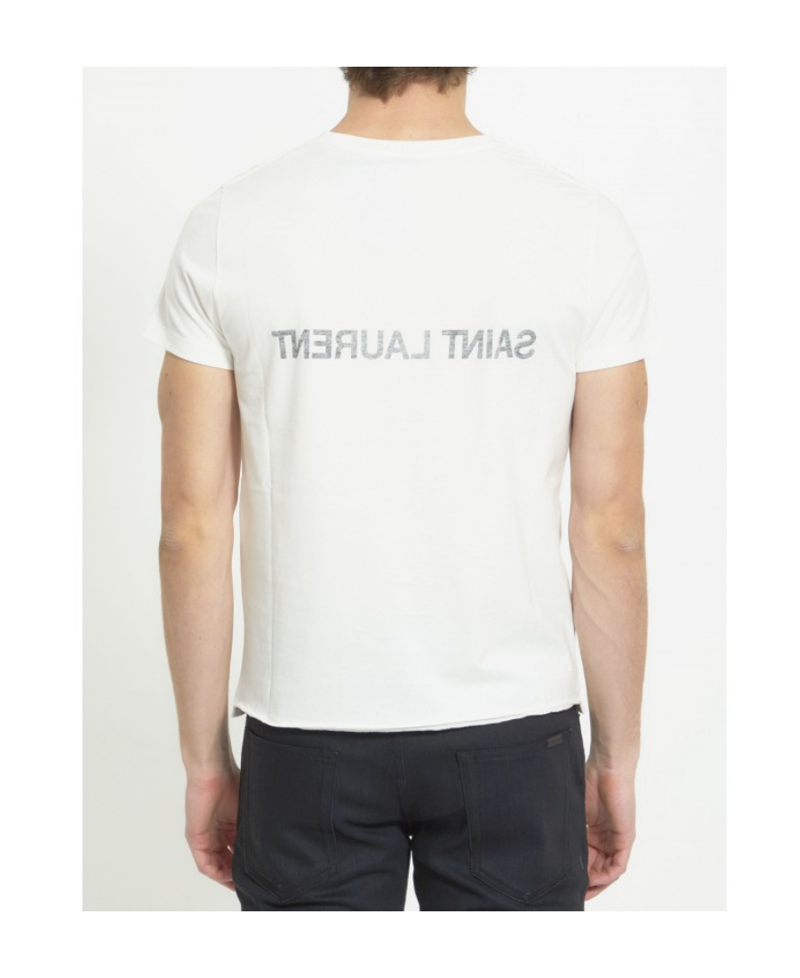 Shop Saint Laurent Reverse T-shirt In White