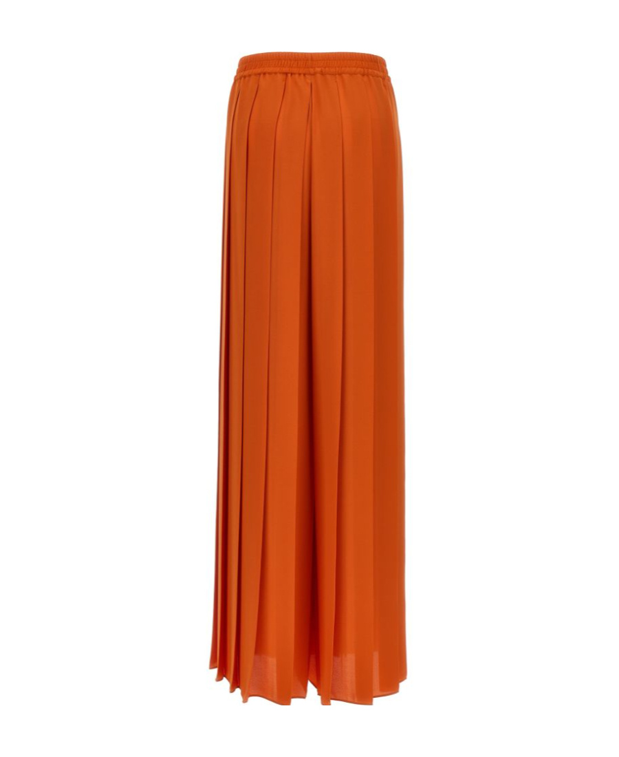Gianluca Capannolo Orange Pleated Pants In Orange