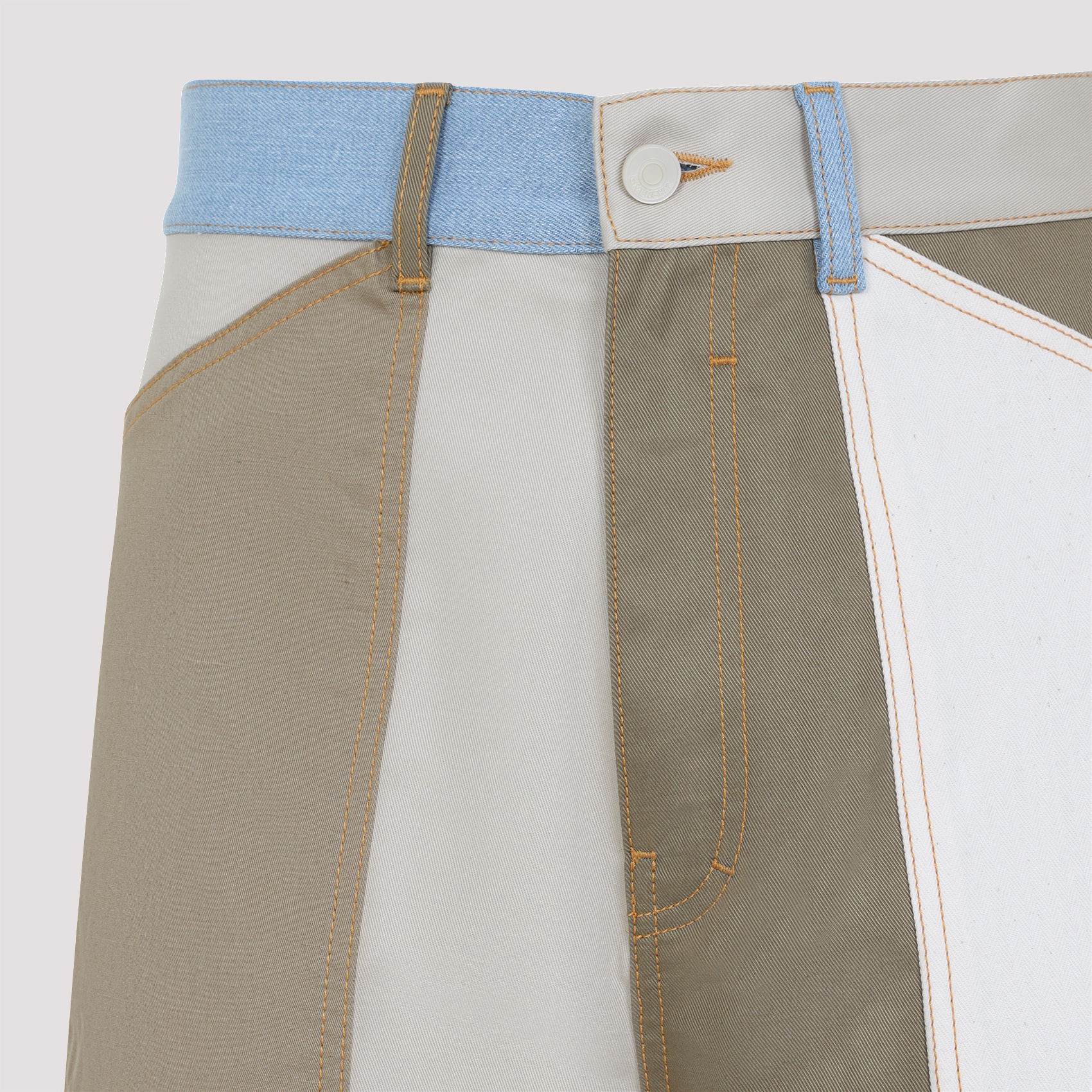 Givenchy Patchwork Straight-leg Jeans In Gray