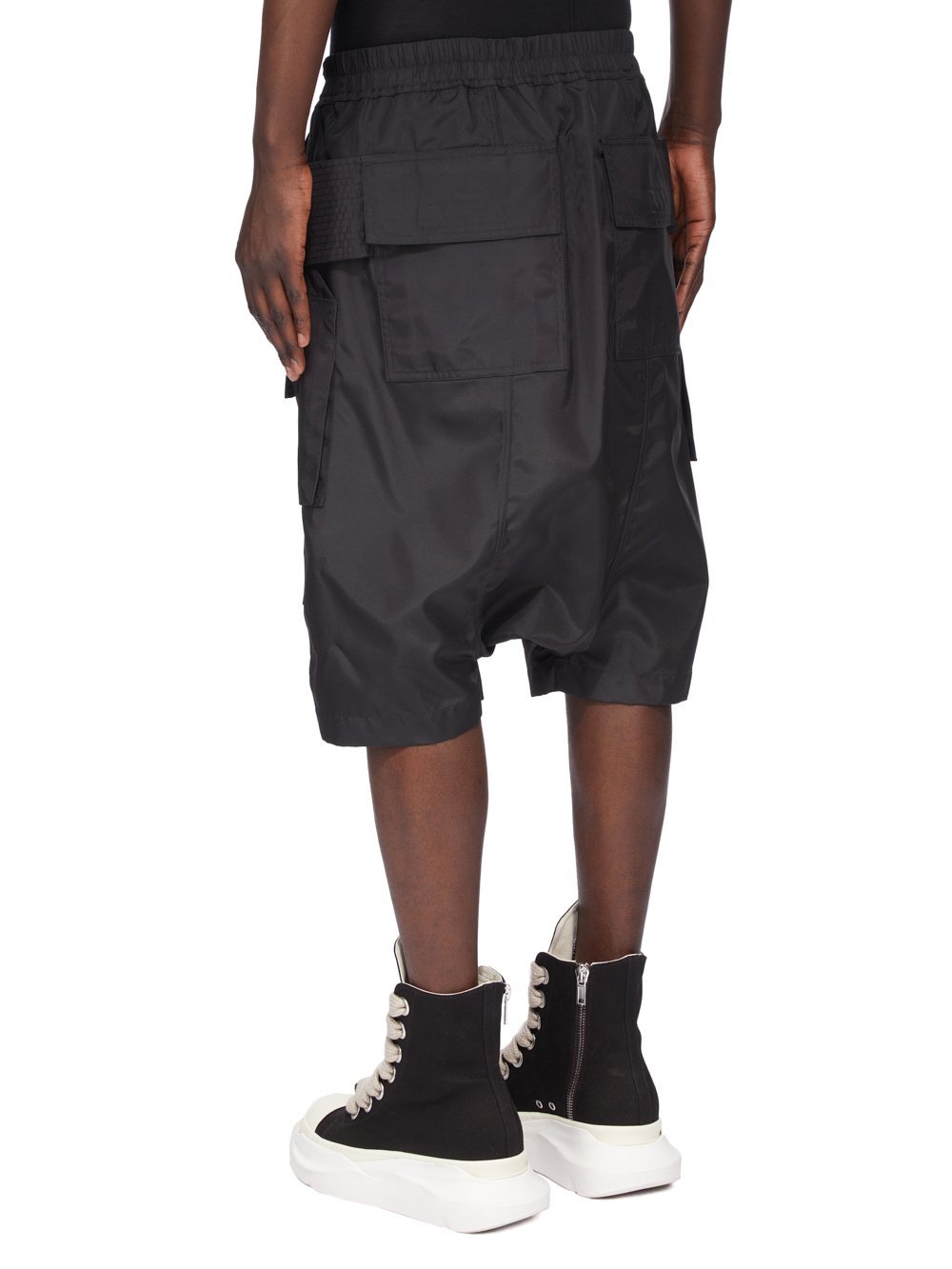 Rick Owens Drkshdw Long Boxers Butt Zip In Black