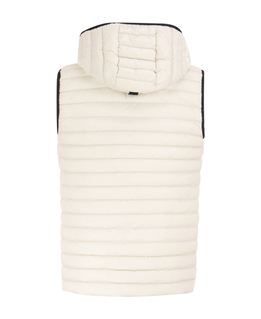 Moose Knuckles Detachable Hood Padded Gillet In White