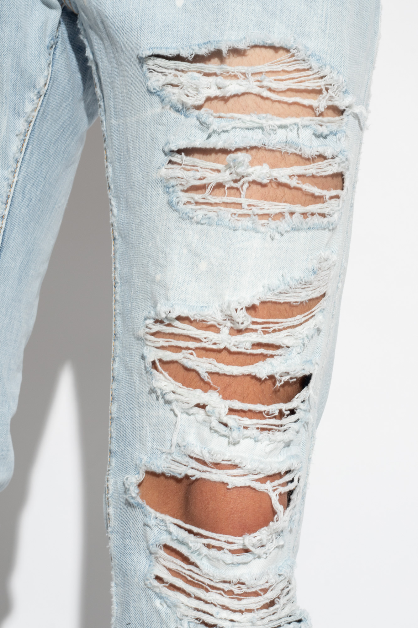 Dsquared2 Ripped Jeans In White