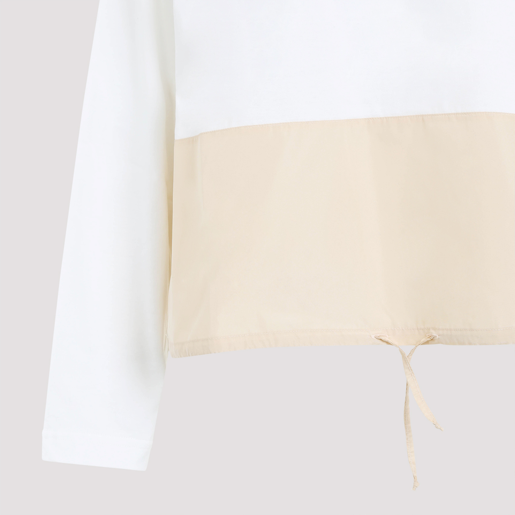 Shop Fabiana Filippi Round-neck Blouse In White