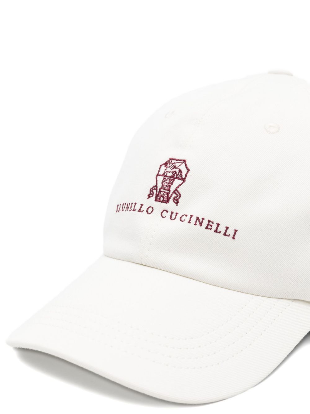 Brunello Cucinelli Logo-embroidered Baseball Hat In White