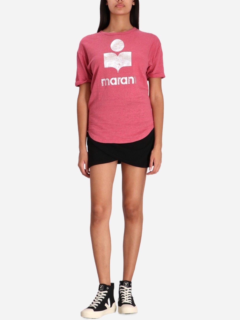 Isabel Marant Logo-print T-shirt In Red