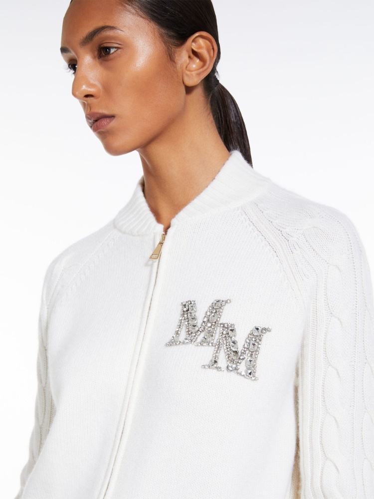 Max Mara Pilot's Jacket In White