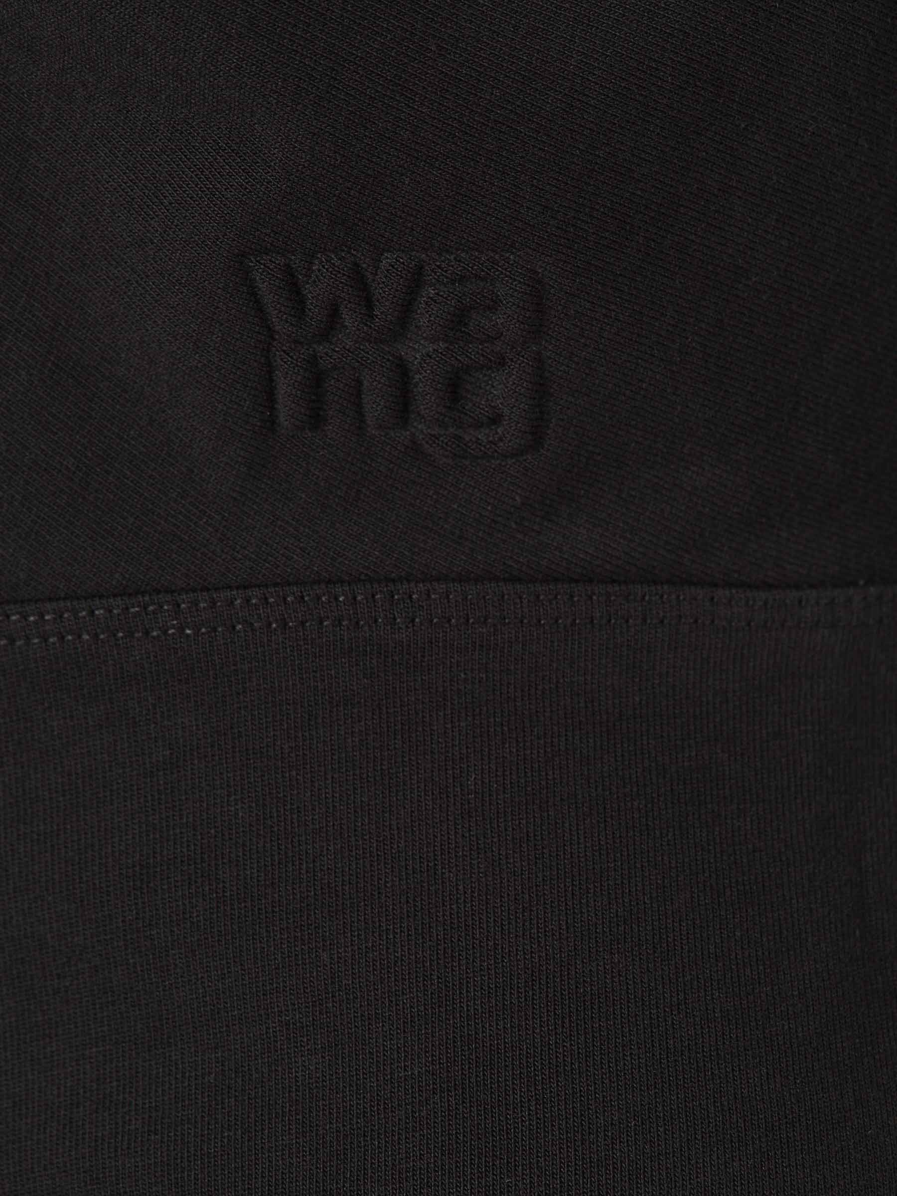 Alexander Wang Cowl Neck Mini Dress In Black