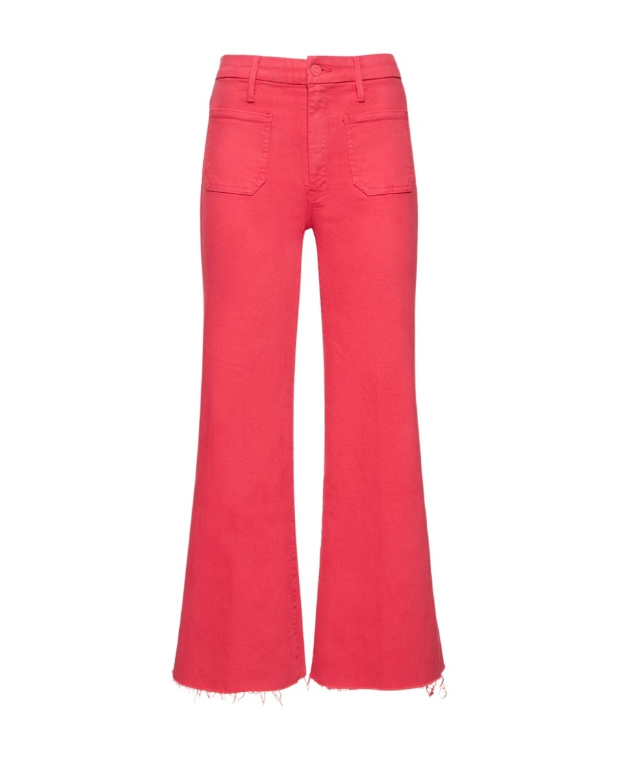 MOTHER POCKET HEM JEANS AND ANKLE-TRIMMED JEANS