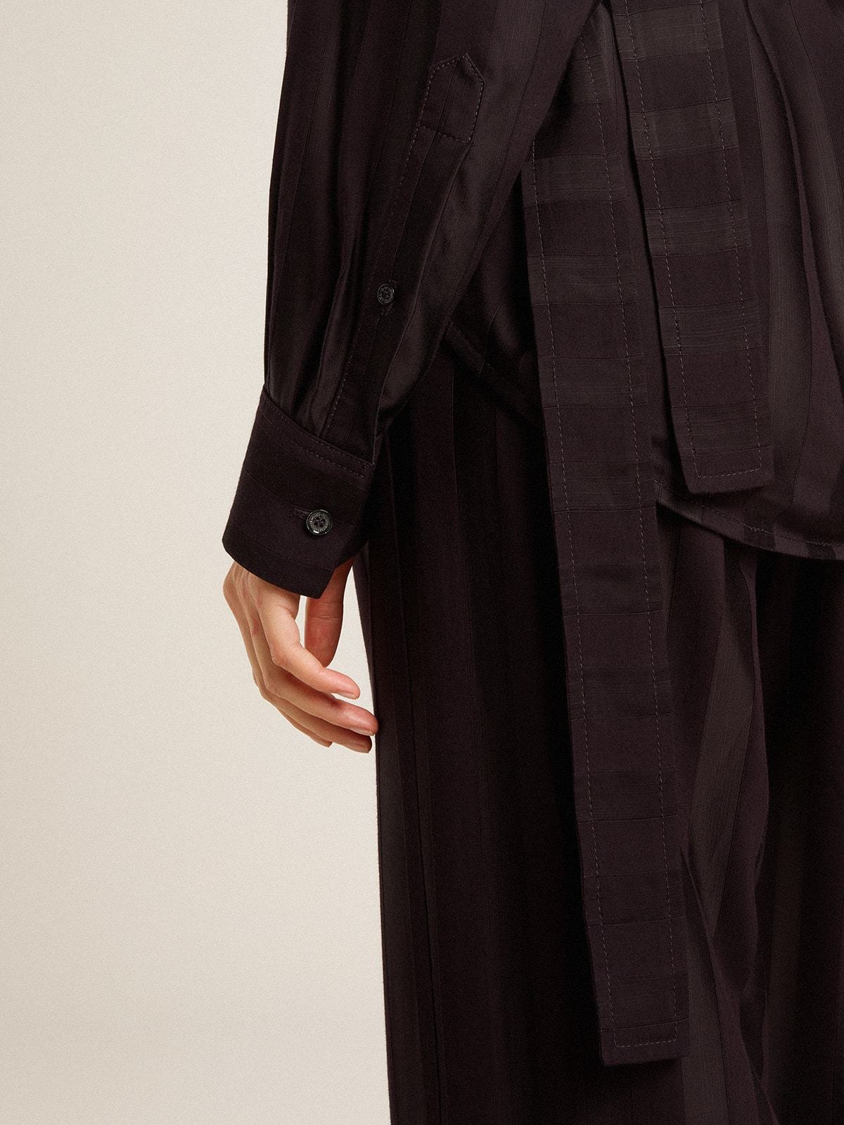 Golden Goose Long-sleeved Shirt In Black