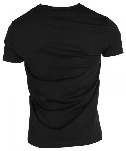 Ea7 Logo T-shirt With Round Neck In Black