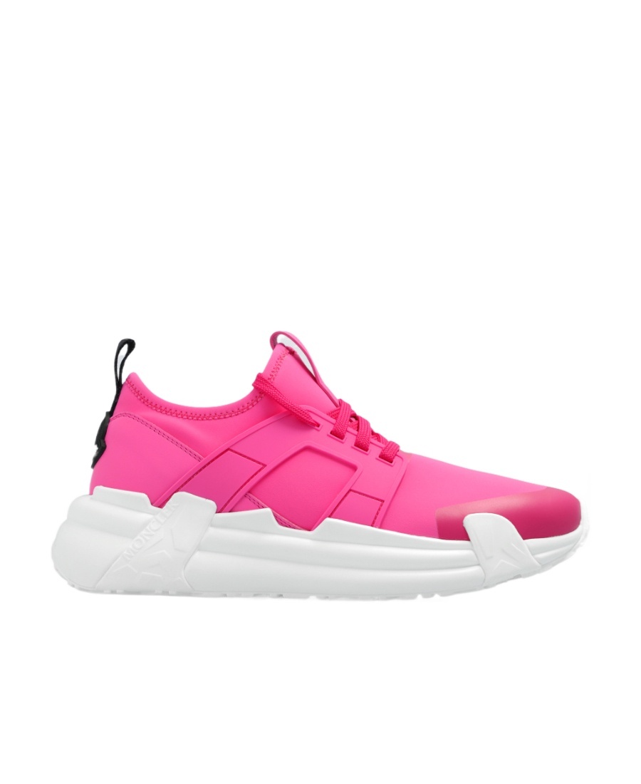 Shop Moncler Lunarove Low-top Sneakers In Red