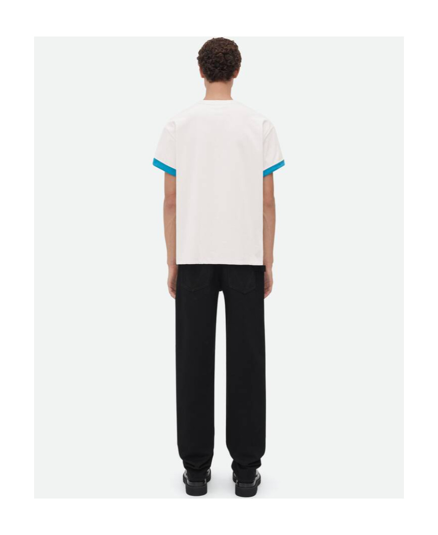 Bottega Veneta Double Plain Knitted T-shirt In White