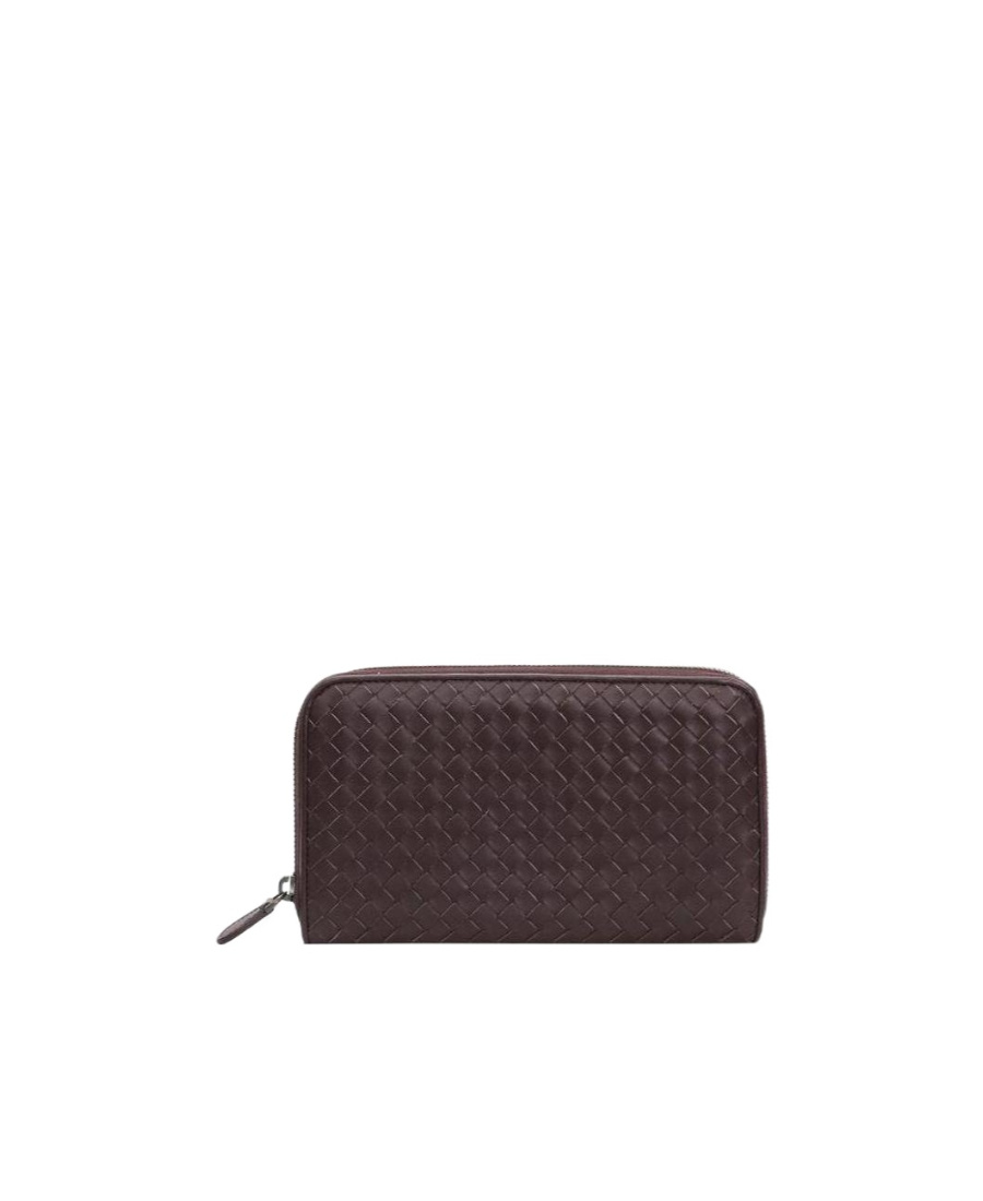 BOTTEGA VENETA WEAVE A ZIPPER PURSE