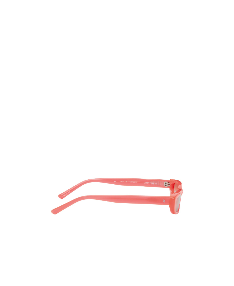 Attico The  X Linda Farrow Cooperative Sunglasses In Pink