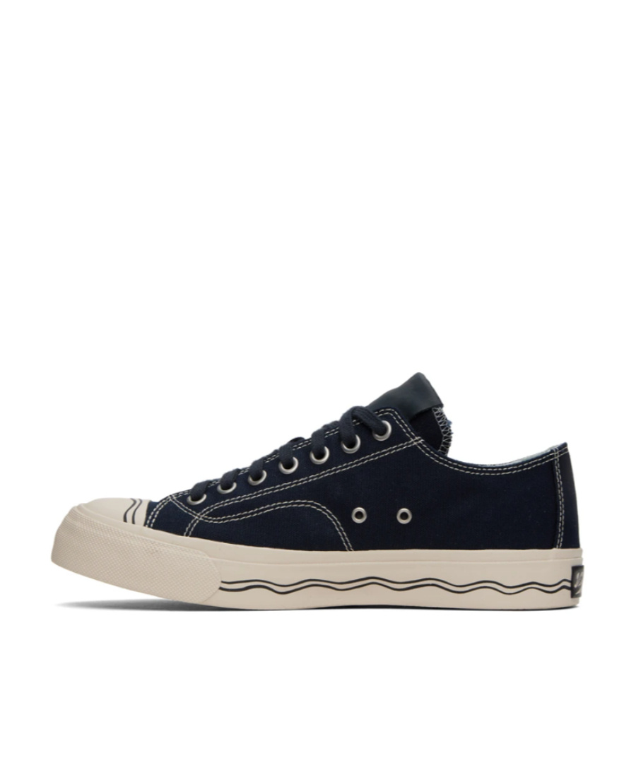 Visvim Seeger Lo Low Upper Board Shoes In Black