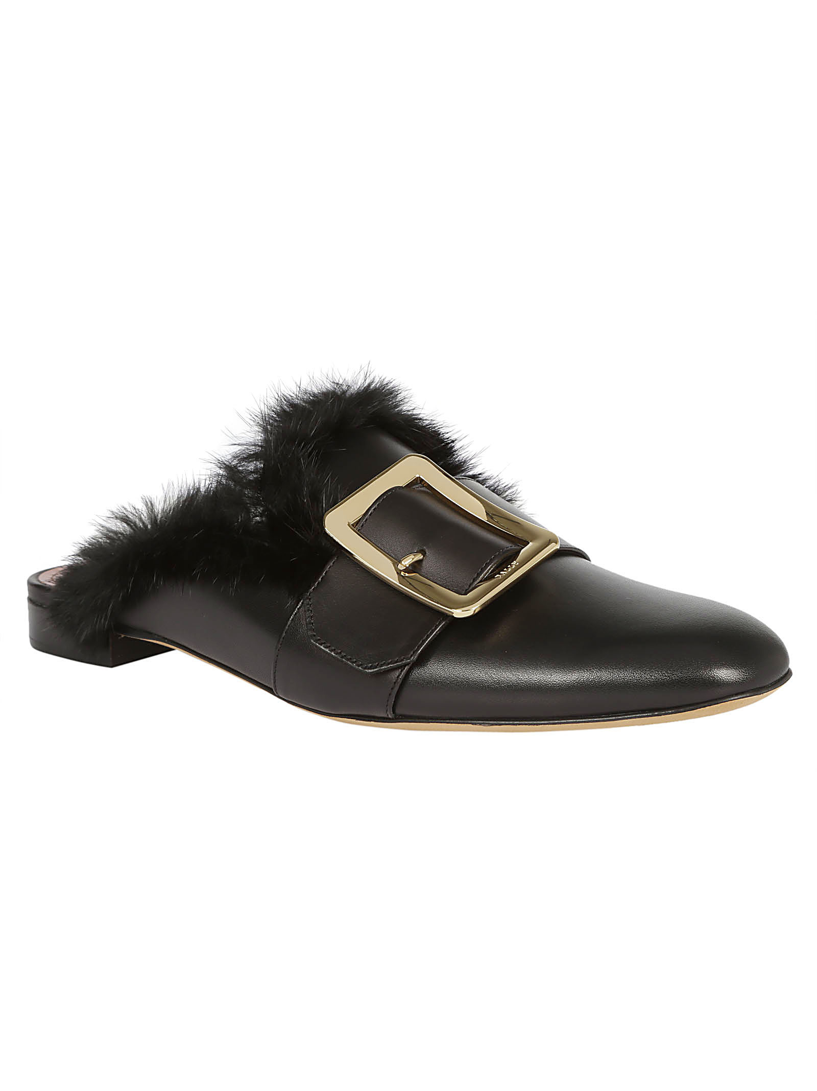 Shop Bally Buckle Muller Shoes In Black