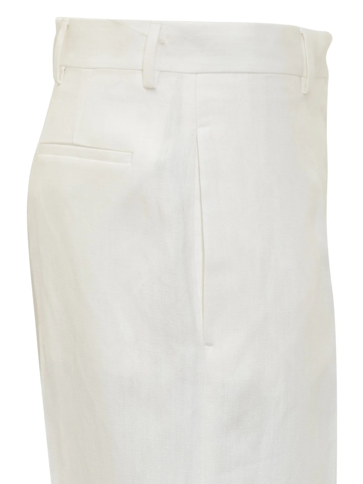 Shop Ferragamo Salvatore Straight Leg Pants In White