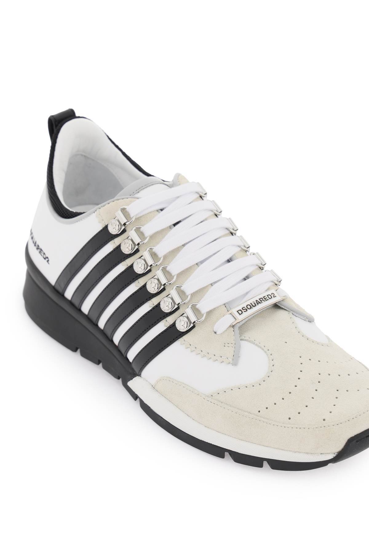 Dsquared2 Boxer Low-top Sneakers In White