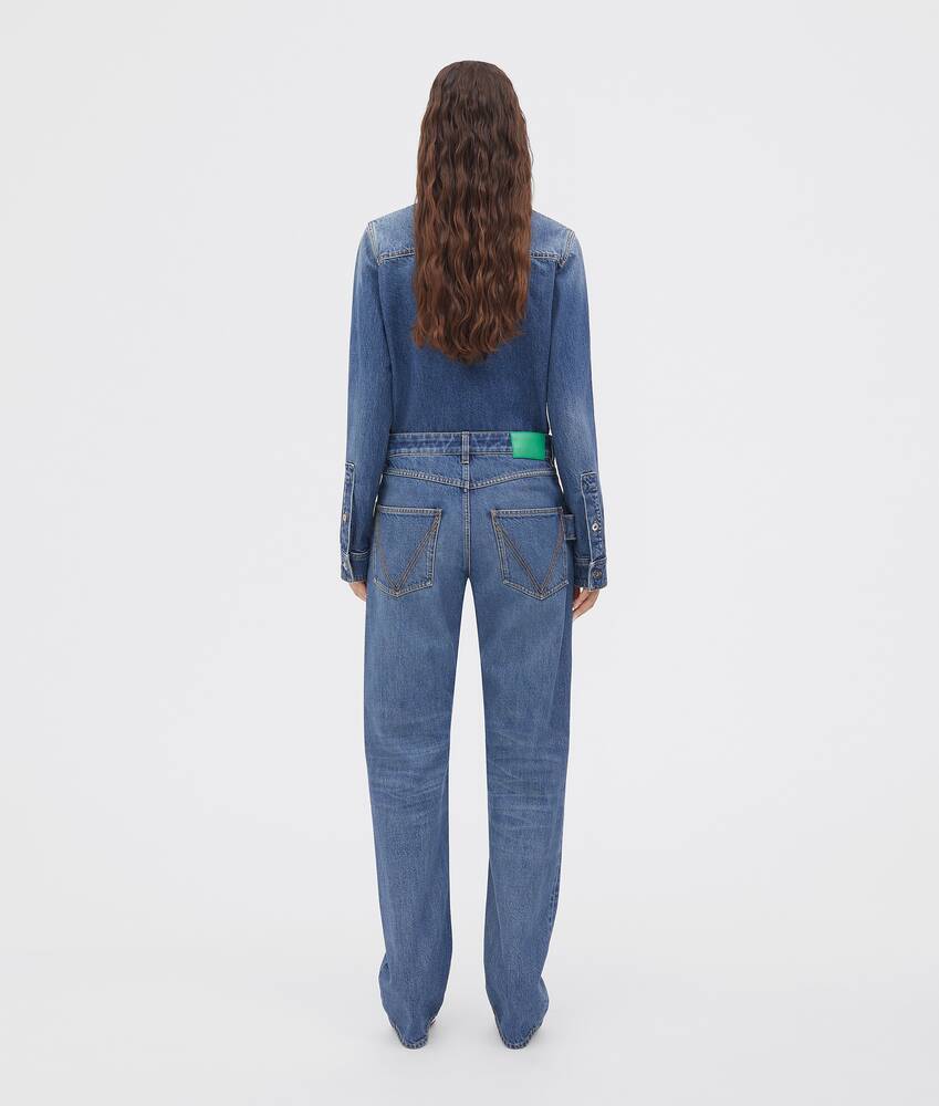 BOTTEGA VENETA LOW-RISE STRAIGHT-LEG JEANS 