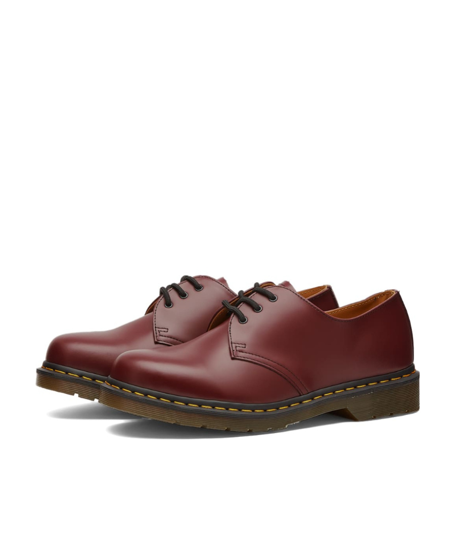 Dr. Martens Burgundy 1461 Smooth Leather Oxford Derbys