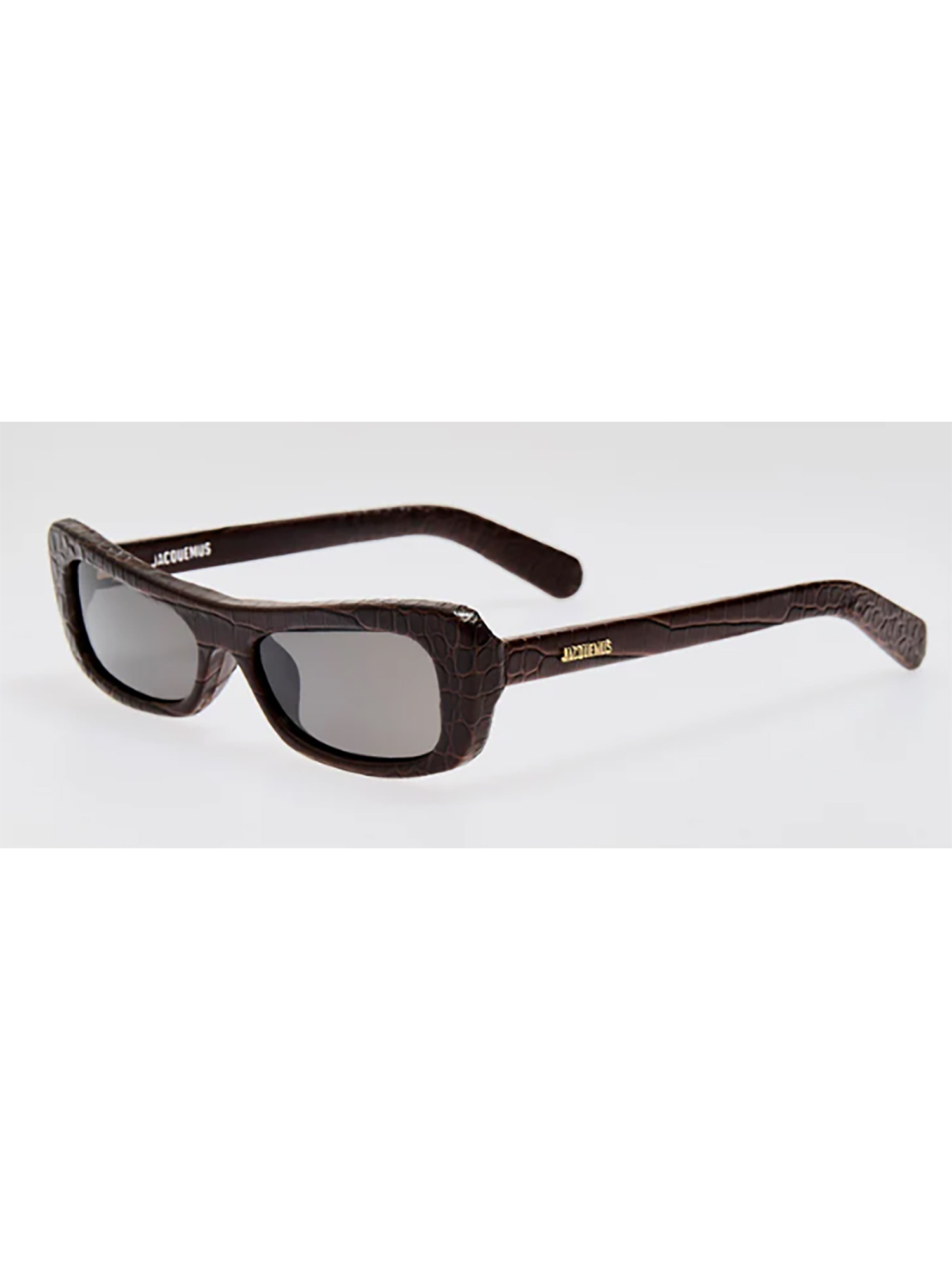 Jacquemus Rectangular Cat-eye Sunglasses In Black