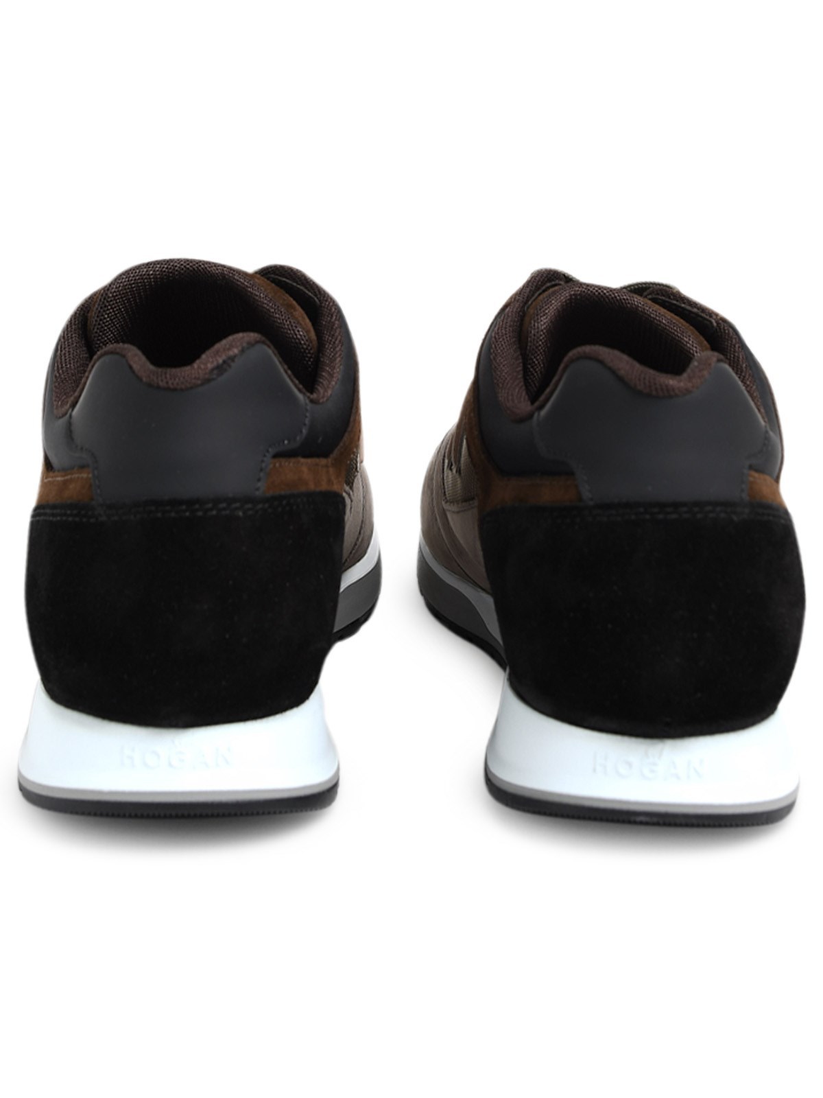 Hogan H321 Panelled Low-top Sneakers In Multicolor