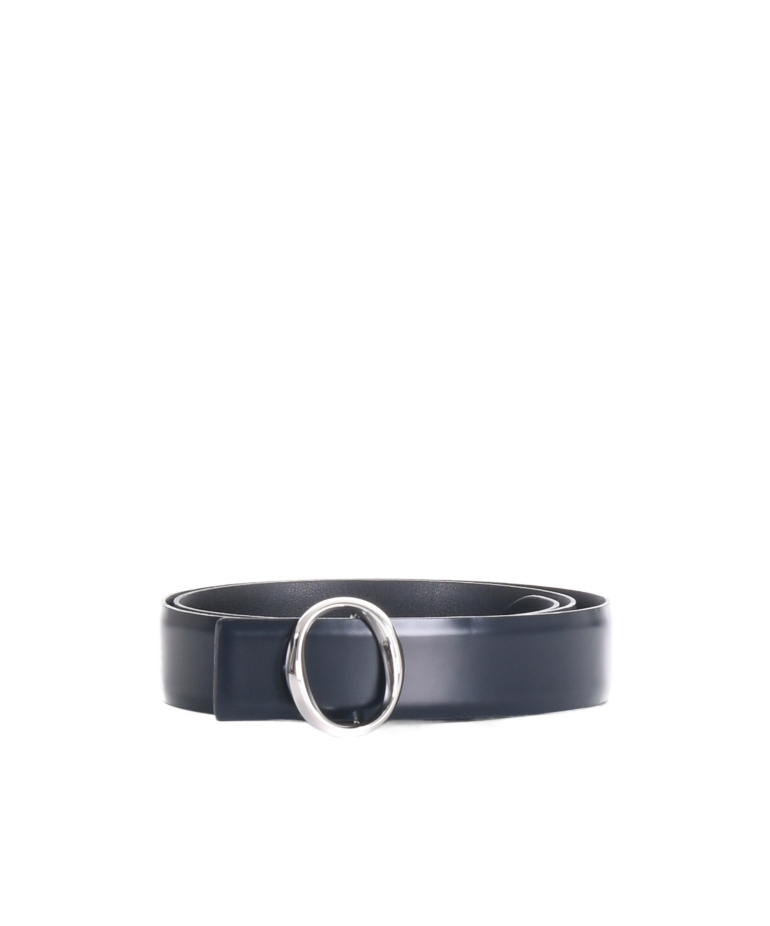 Orciani Oval Buckle Belt In Black